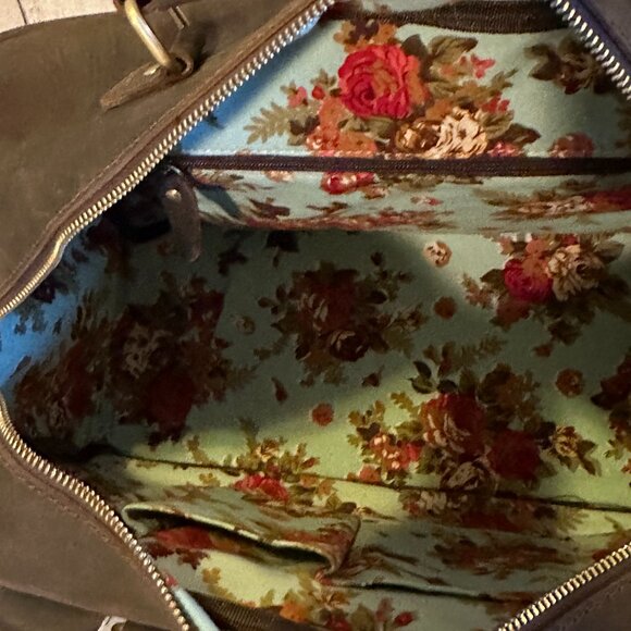 EUC -  House of Flynn Full size Dark Brown Leather Evermore Camera Bag - Picture 2 of 16